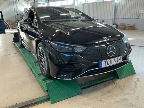 Mercedes-Benz EQE 2023 ze Szwecji