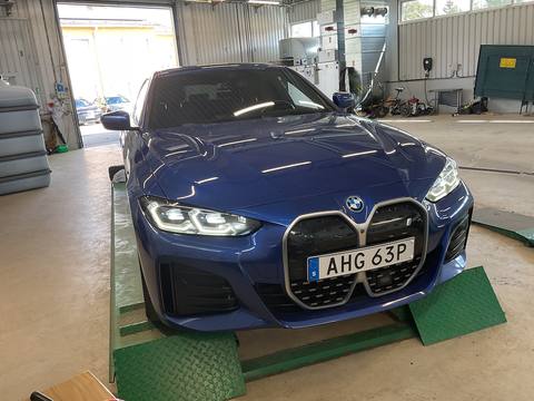 BMW i4 2022 ze Szwecji